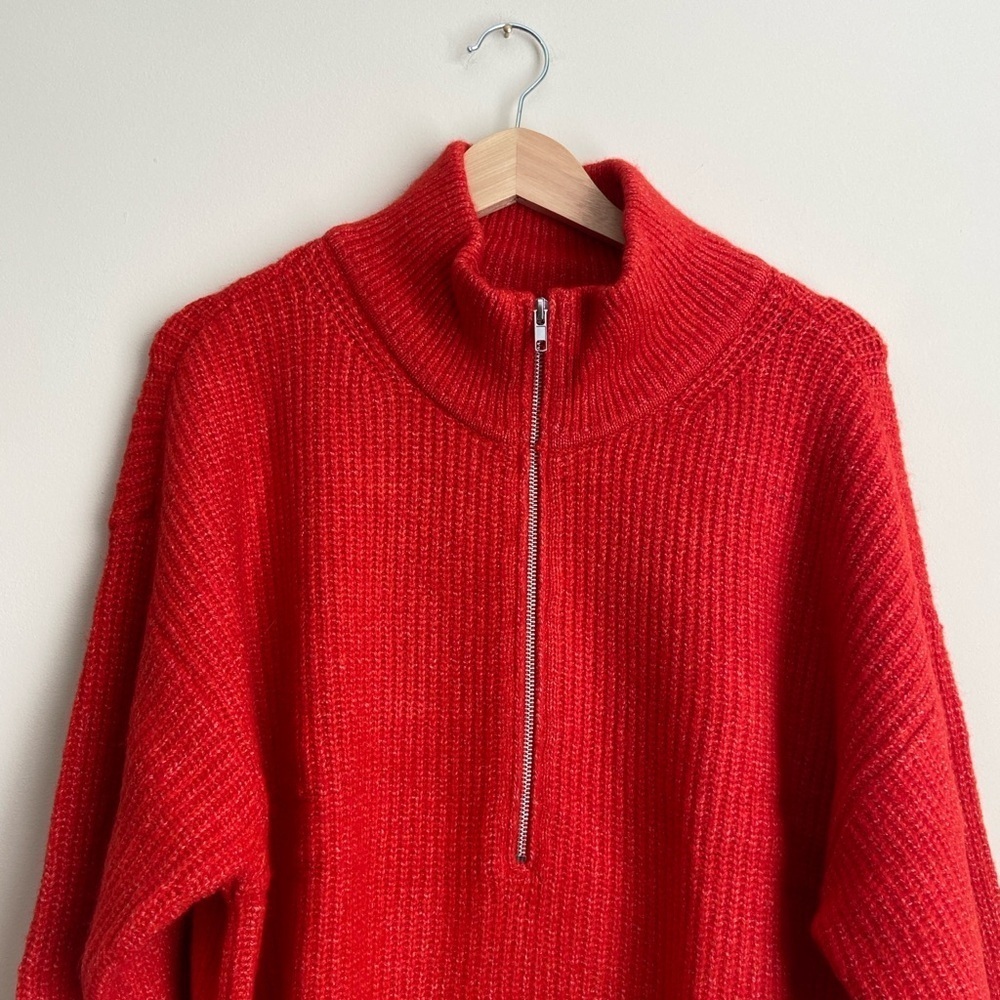 NWT Vince Camuto Half-Zip Pullover Ribbed Knit Sweater size XXL - Picture 6 of 8
